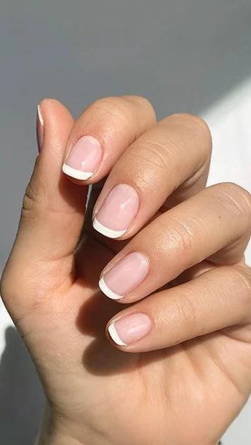 Essie French Manicure Shiny Look